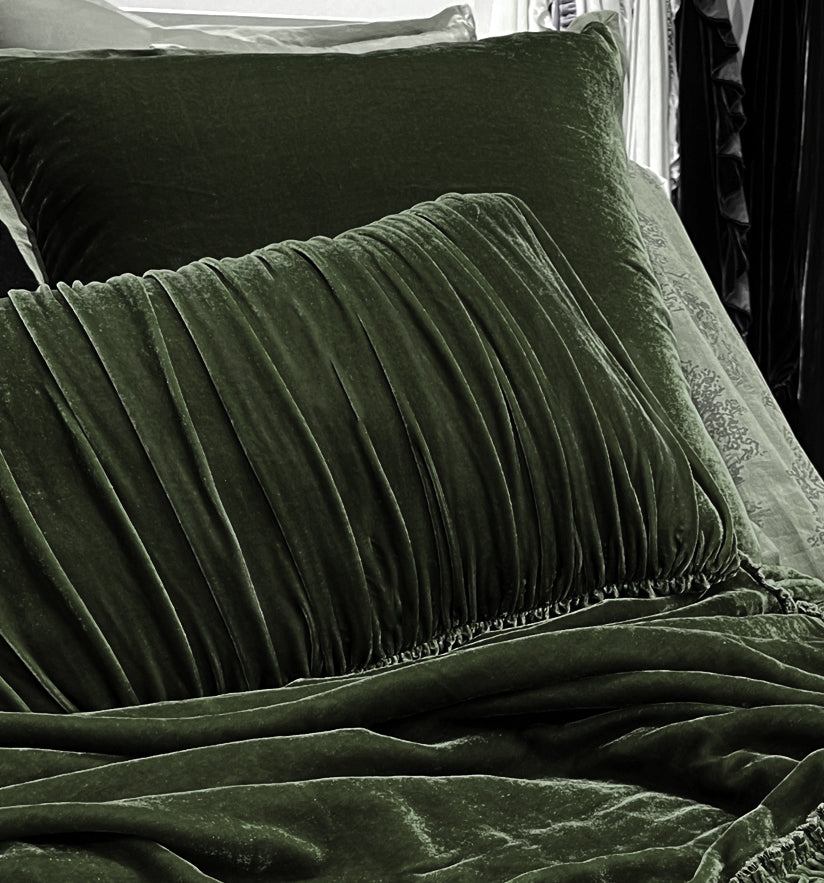 Velvet Pouf Pillows