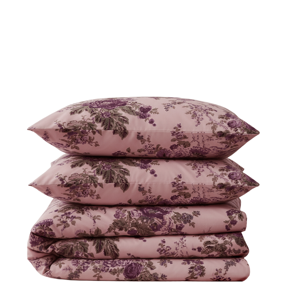Cabbage Rose Linen Bedding