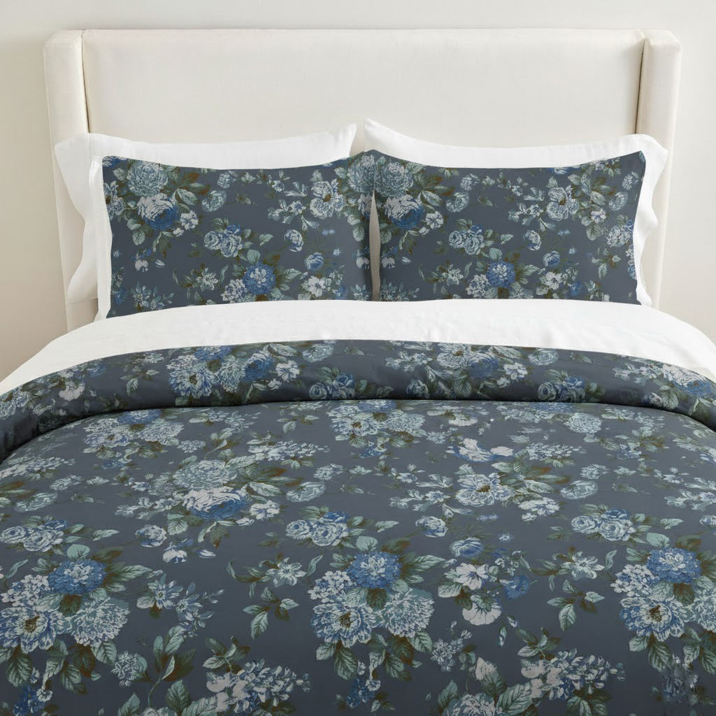 Cabbage Rose Linen Bedding