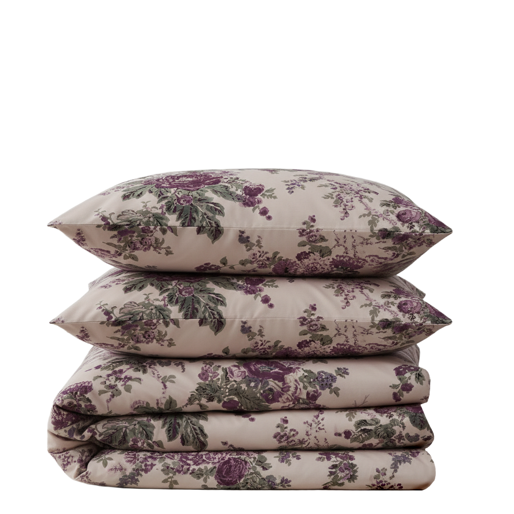 Cabbage Rose Linen Bedding