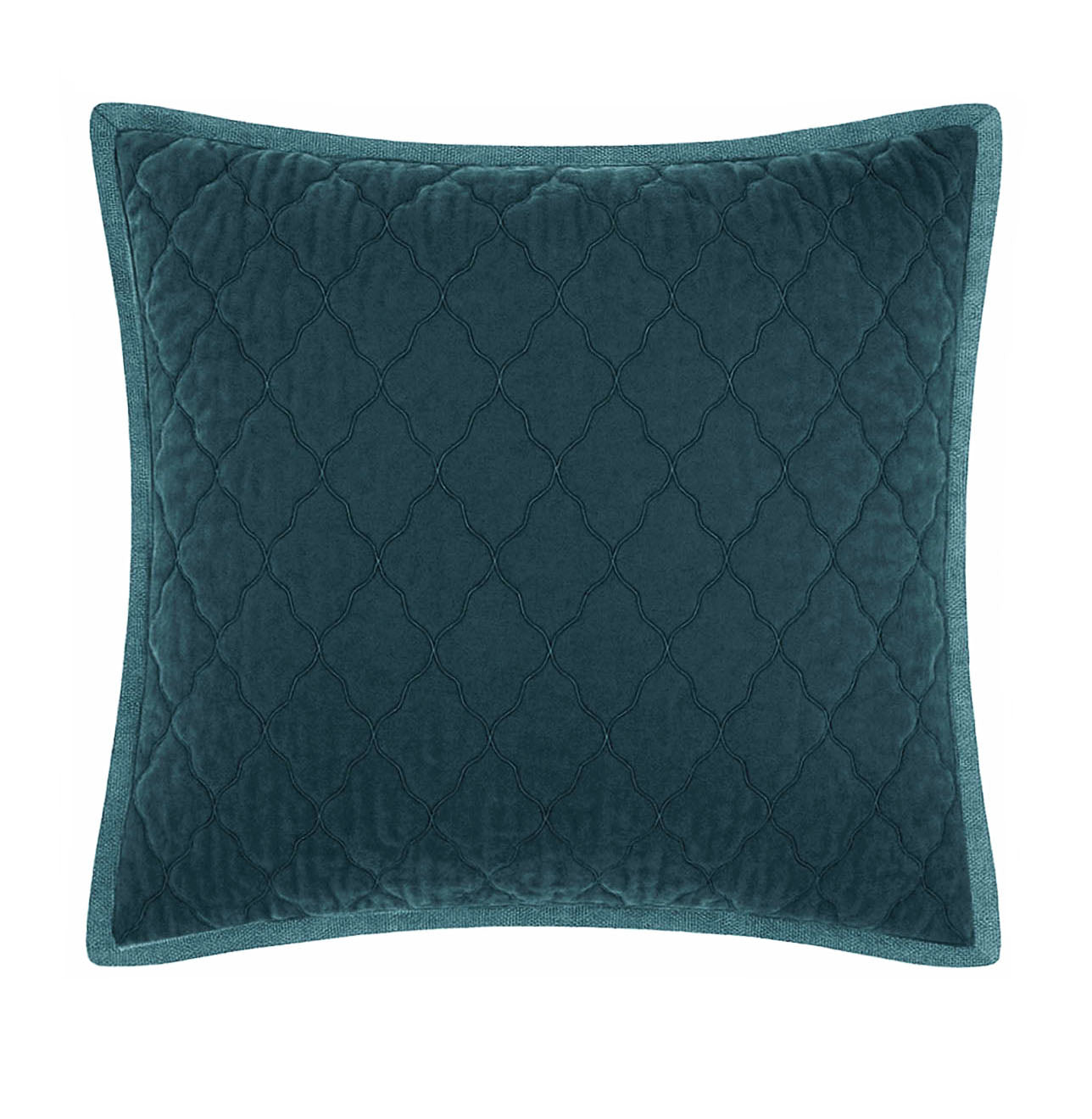 Esme Silk Velvet Quilted Collection - Laguna Teal