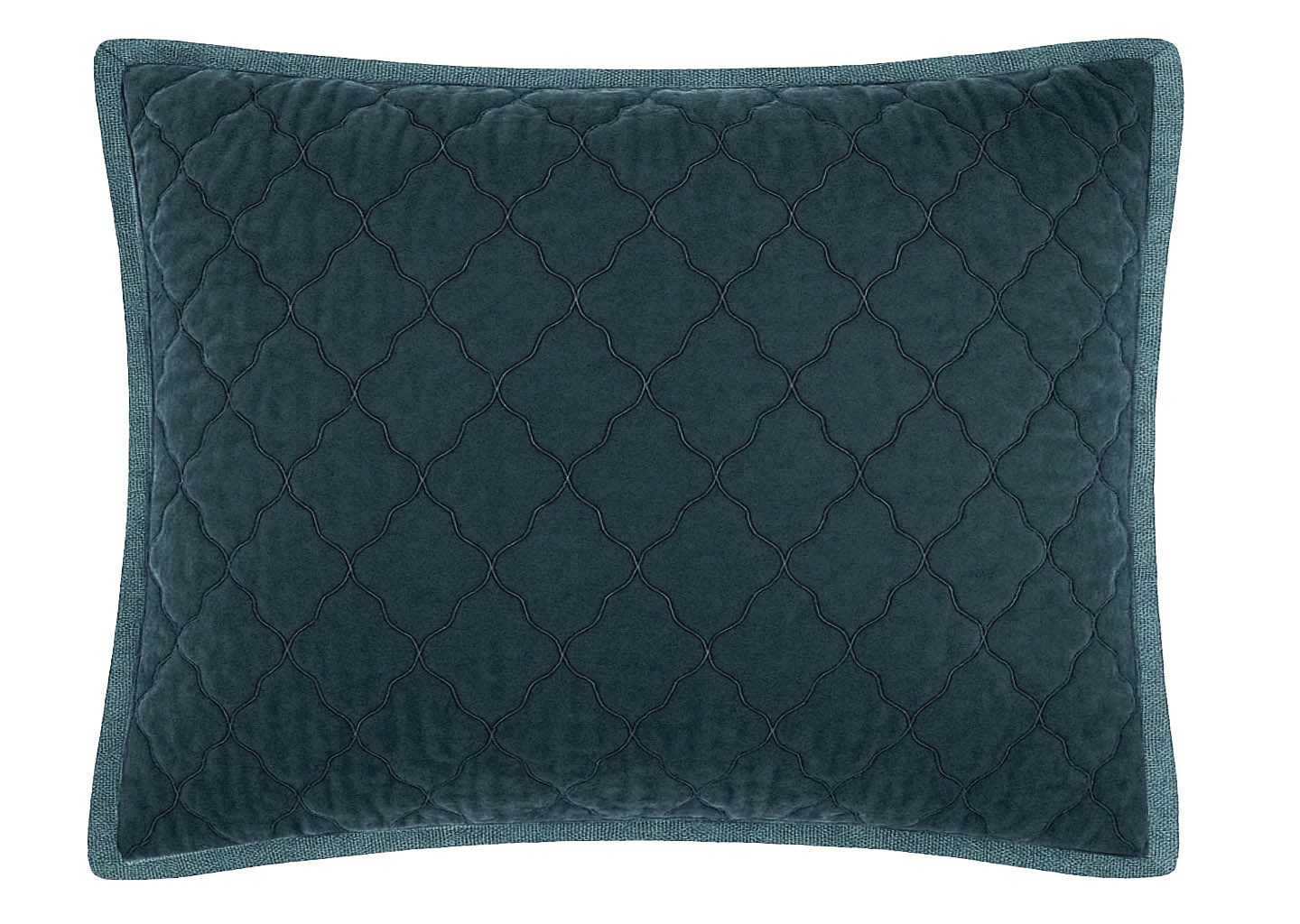 Esme Silk Velvet Quilted Collection - Laguna Teal
