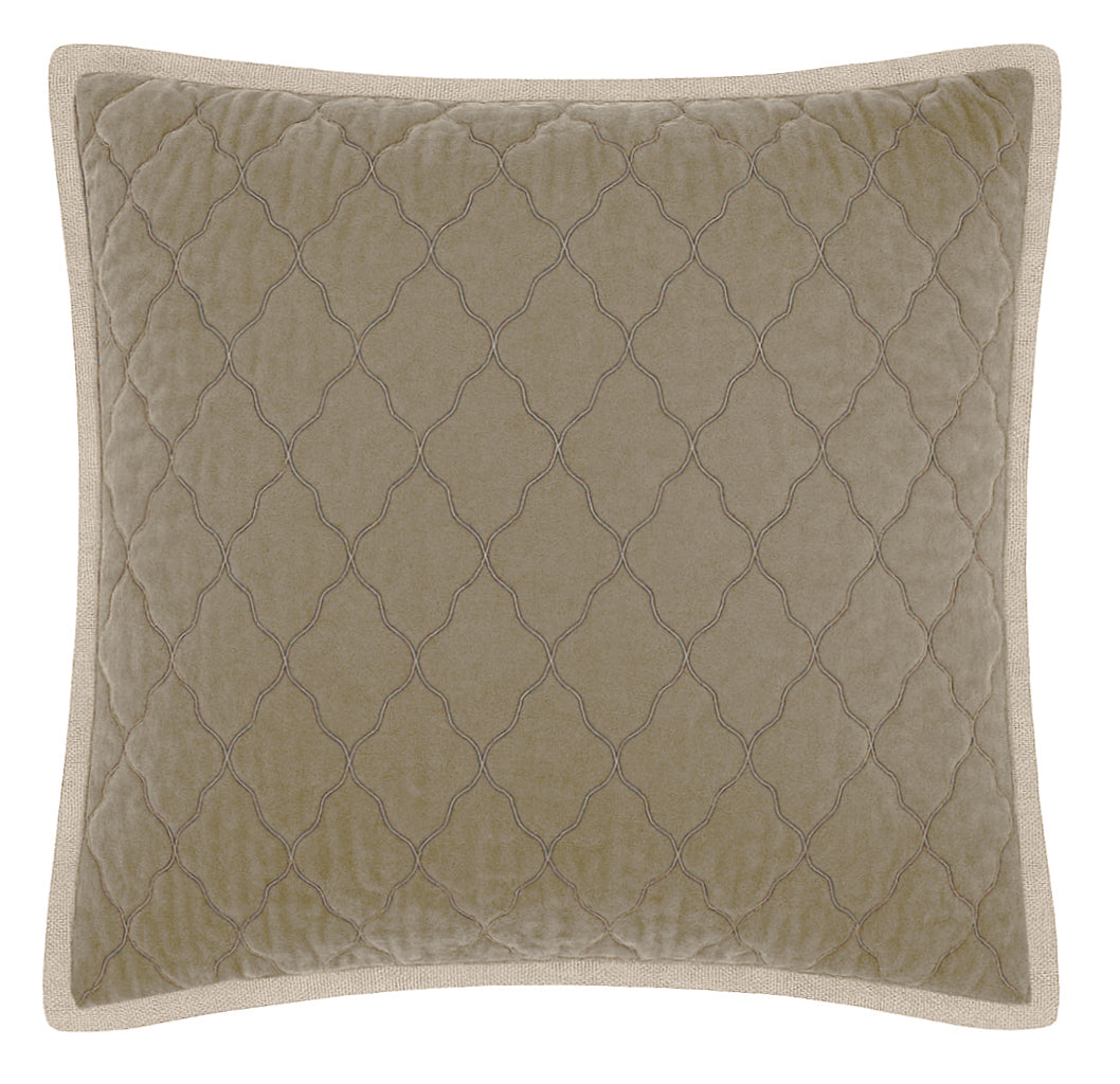 Esme Silk Velvet Quilted Collection - Natural