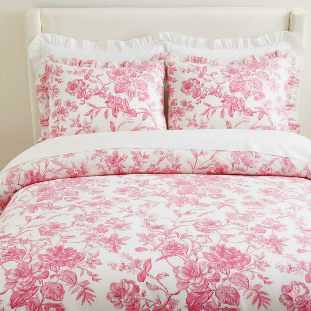 Ice Toile Linen Bedding