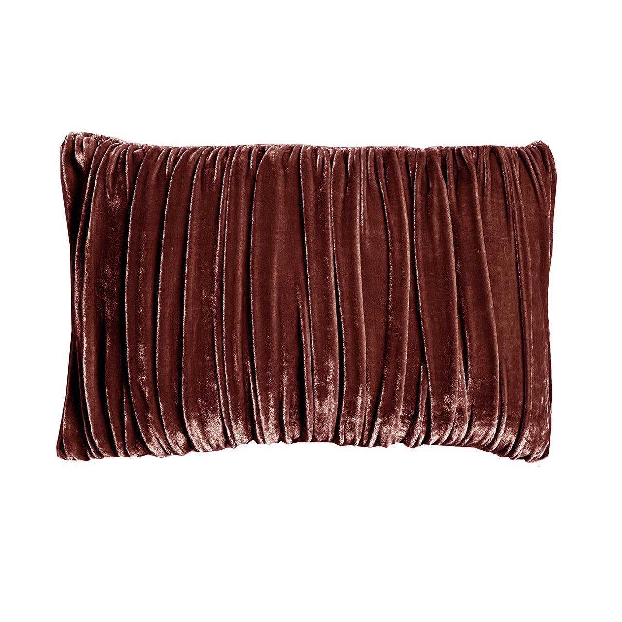Velvet Pouf Pillow - Sienna