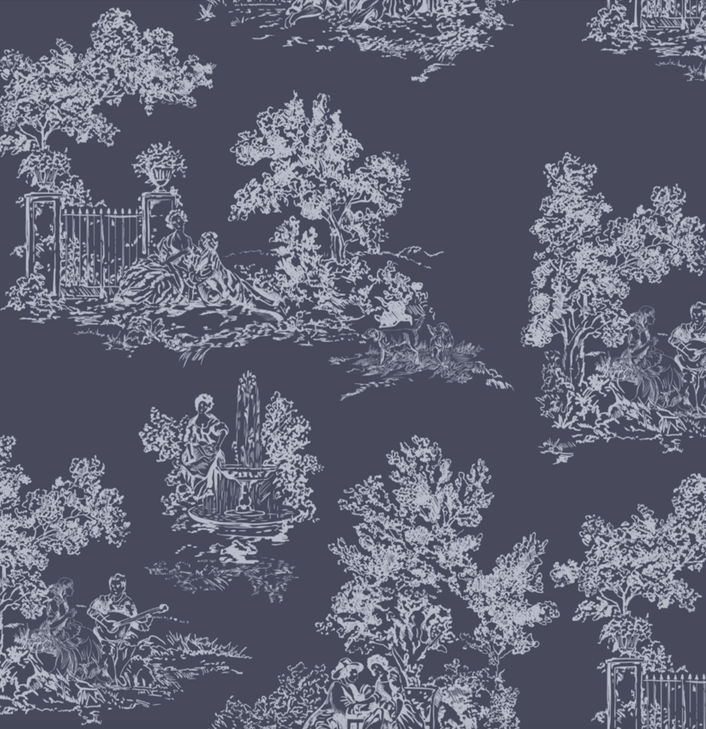 Love Toile Printed Linen