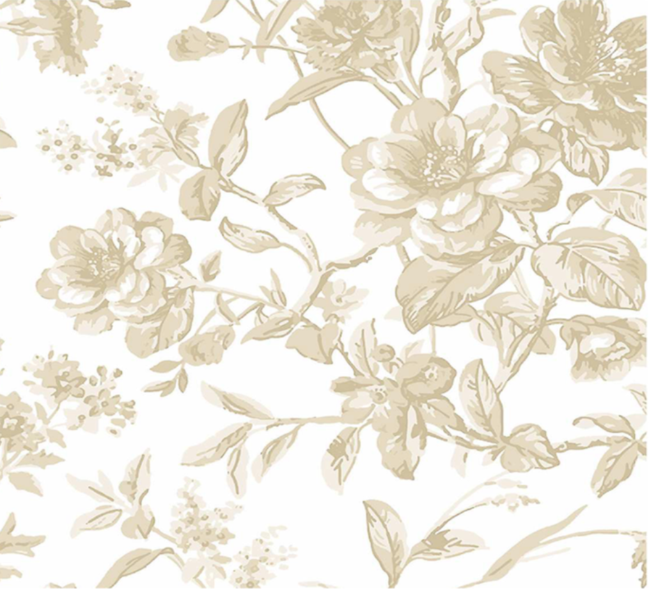 French Toile Printed Linen