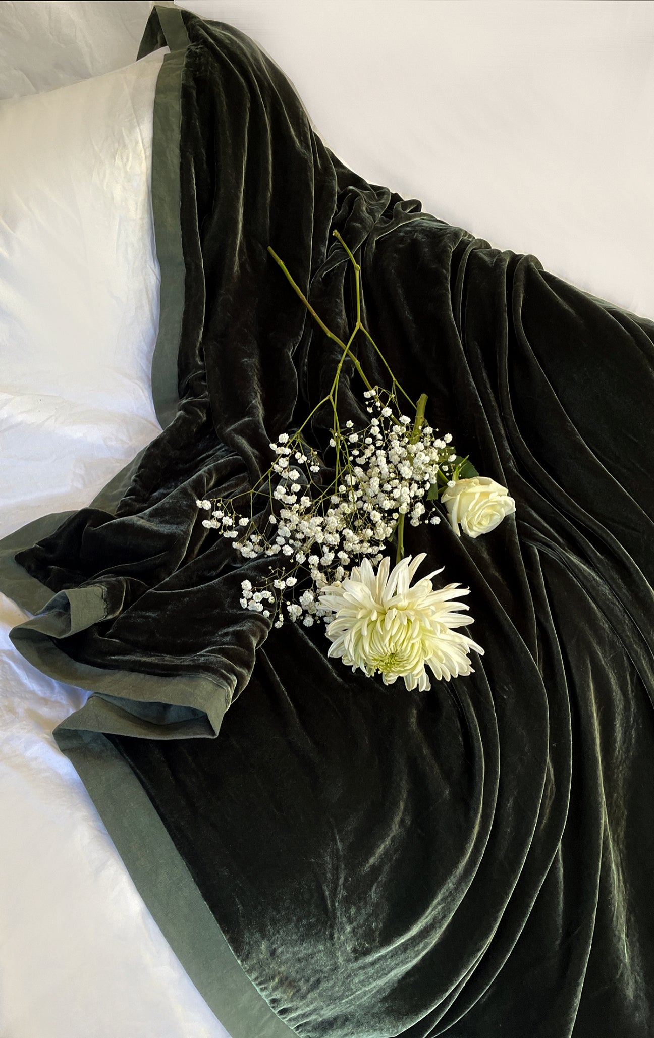 Velvet Frame Border Throw