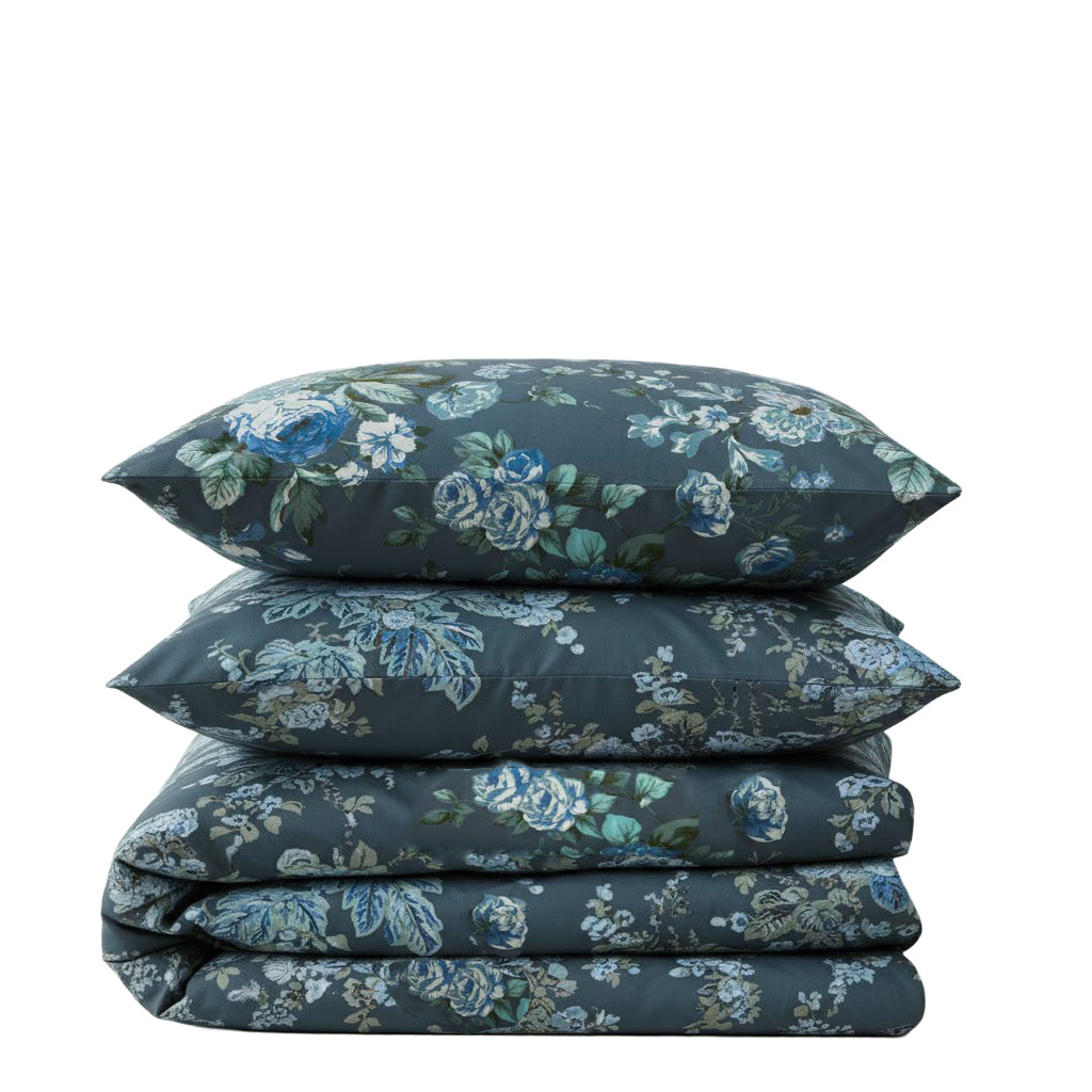 Cabbage Rose Linen Bedding