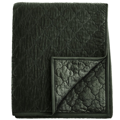 Esme Silk Velvet Quilted Collection - Aloe