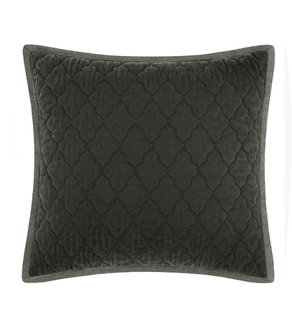Esme Silk Velvet Quilted Collection - Aloe