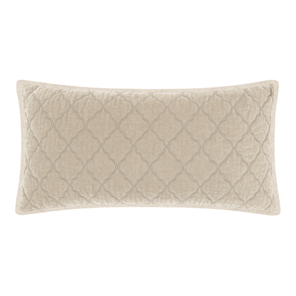Esme Silk Velvet Quilted Collection - Champagne
