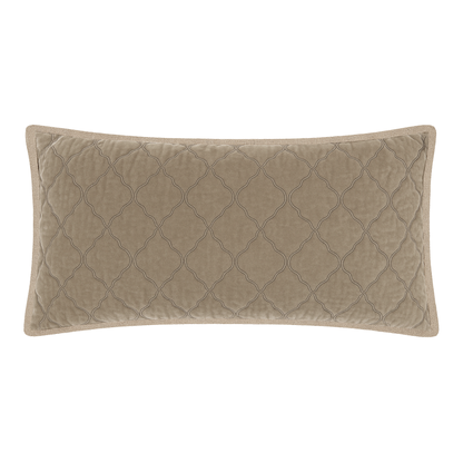 Esme Silk Velvet Quilted Collection - Natural