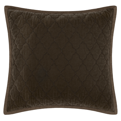 Esme Silk Velvet Quilted Collection - Cacao