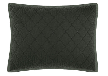 Esme Silk Velvet Quilted Collection - Aloe