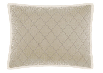 Esme Silk Velvet Quilted Collection - Champagne