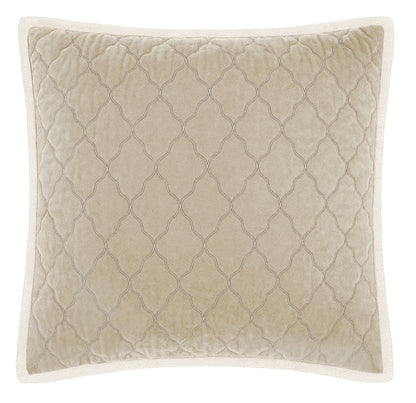 Esme Silk Velvet Quilted Collection - Champagne