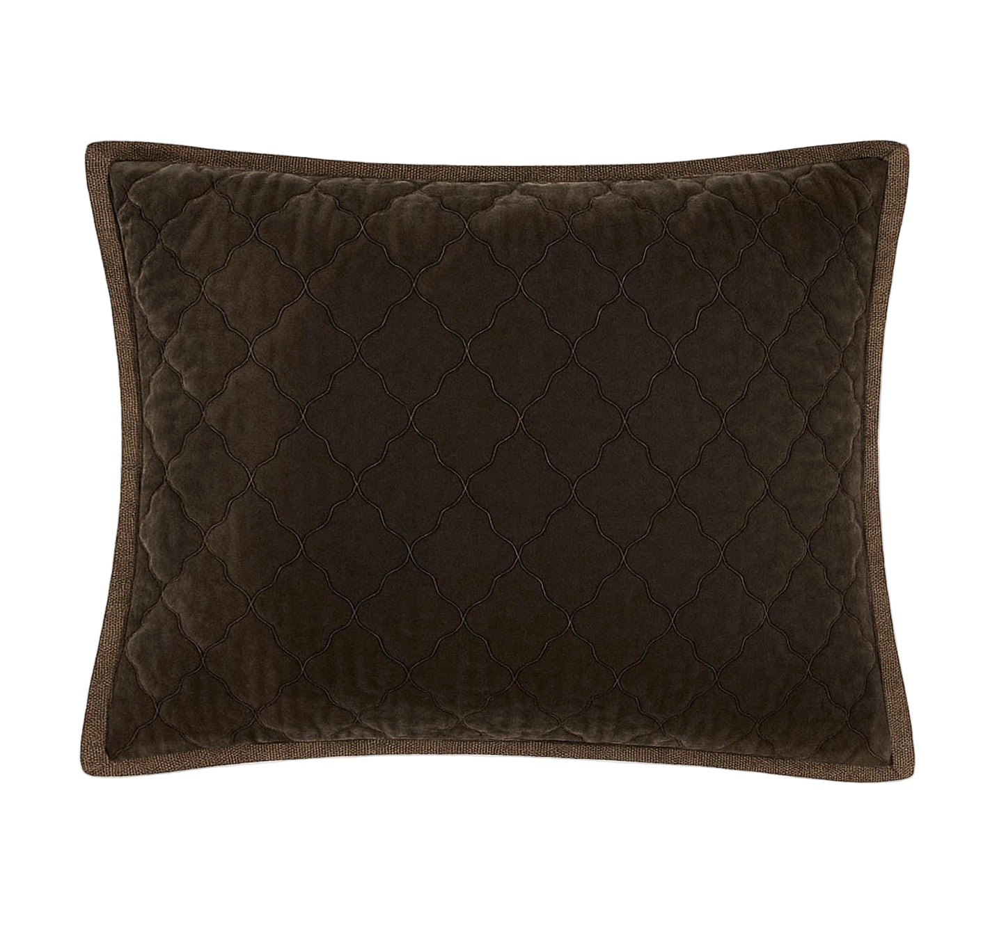 Esme Silk Velvet Quilted Collection - Cacao