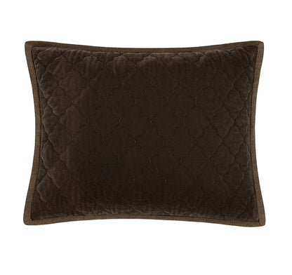 Esme Silk Velvet Quilted Collection - Cacao