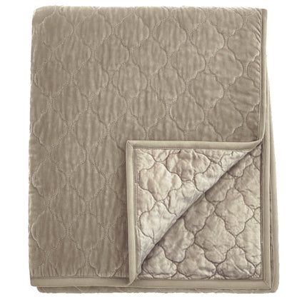 Esme Silk Velvet Quilted Collection - Natural