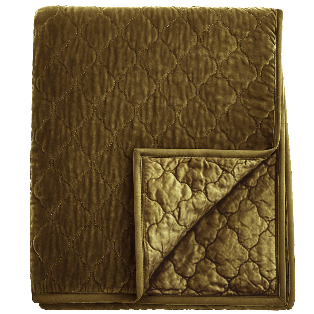 Esme Silk Velvet Quilted Collection - Topaz