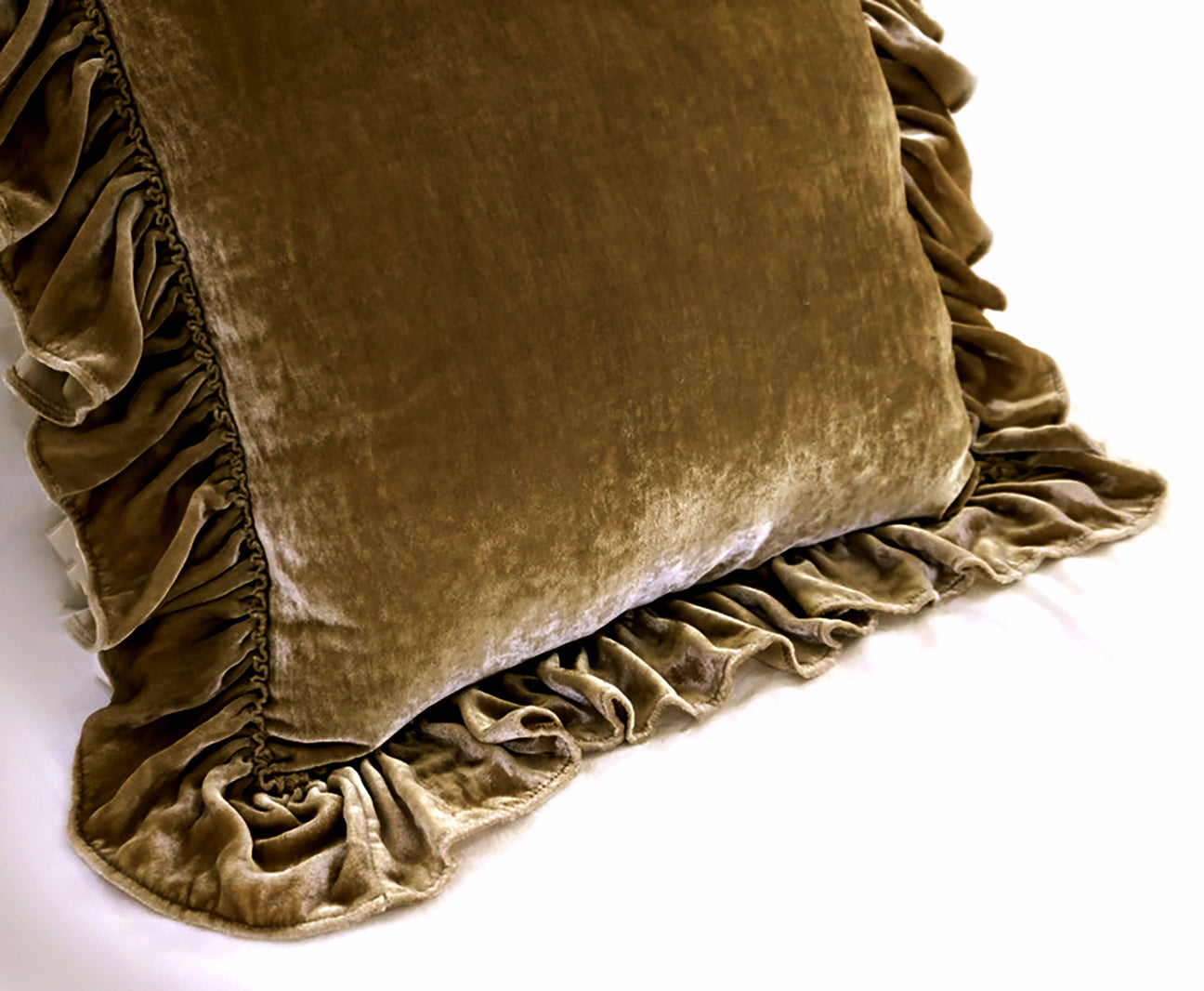 Isabella Tatter Velvet Ruffle Collection-Topaz