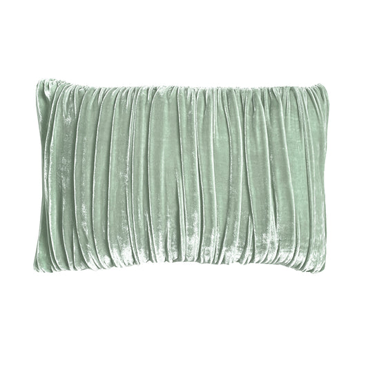 Velvet Pouf Pillow - Sea Glss