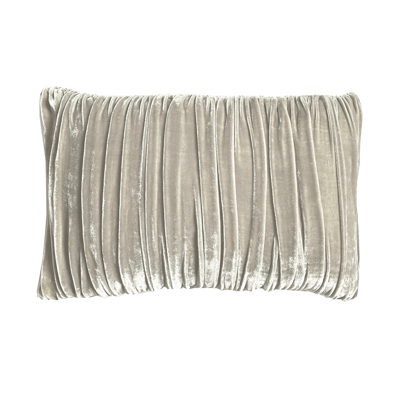 Velvet Pouf Pillow - Champagne
