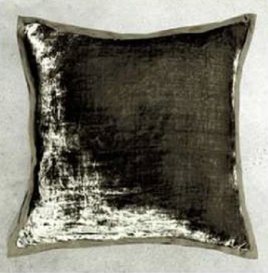 Velvet Frame Shams -Army