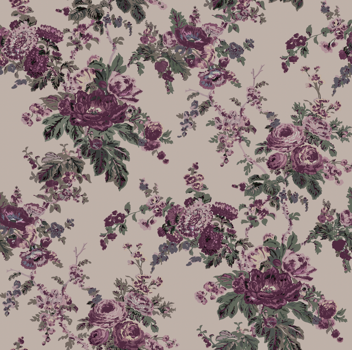 Cabbage Rose Linen Bedding