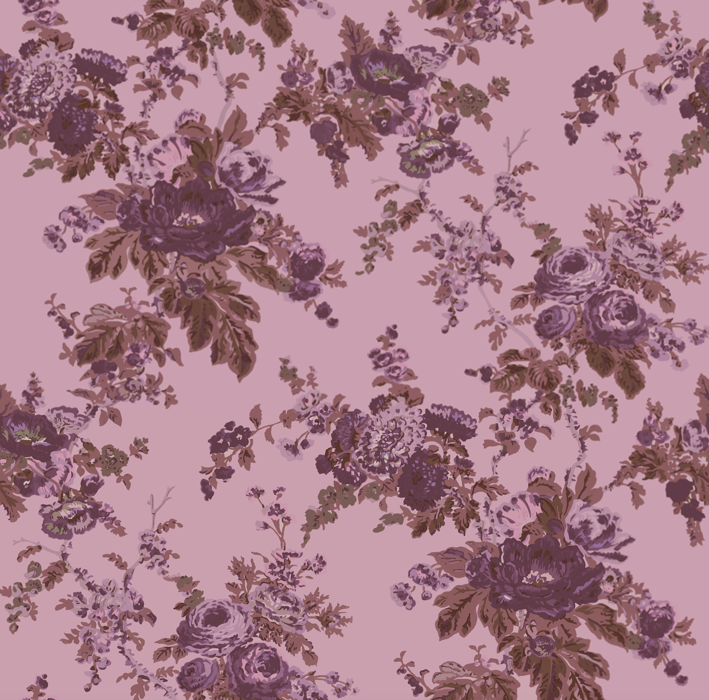 Cabbage Rose Linen Bedding