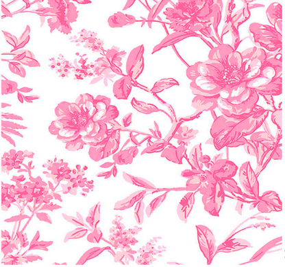 French Toile Printed Linen