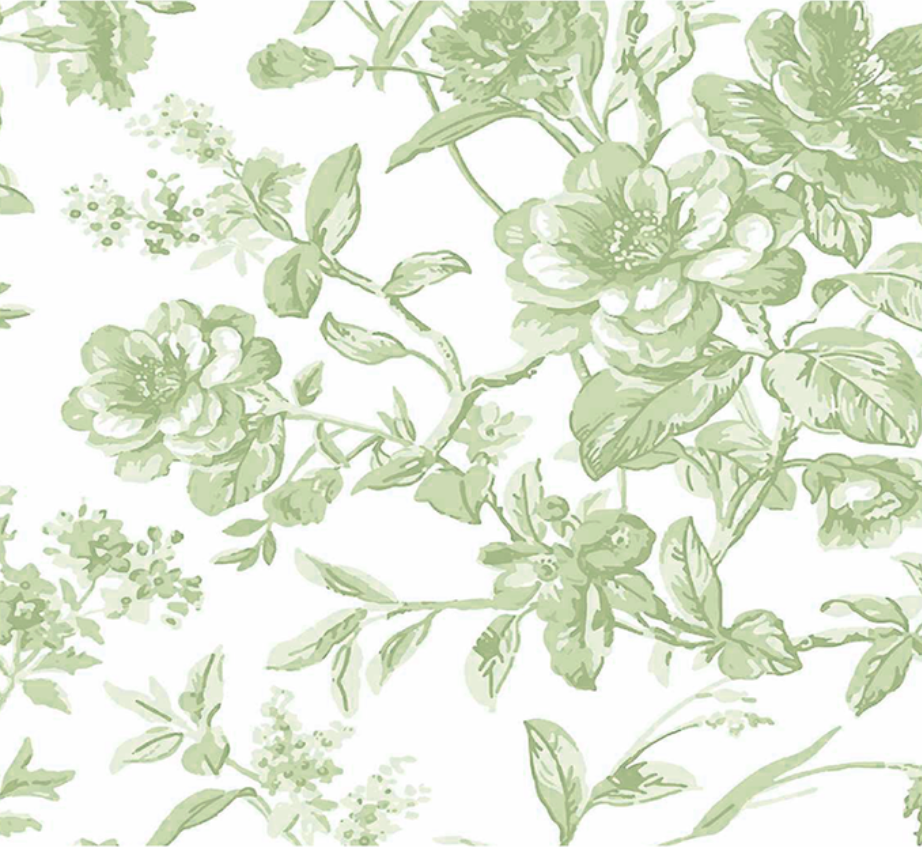 French Toile Printed Linen